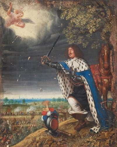Frederic III de Danemark - 11月14日のナイボーの戦いにおけるデンマークのフレデリック3世 作： Wolfgang Heimbach