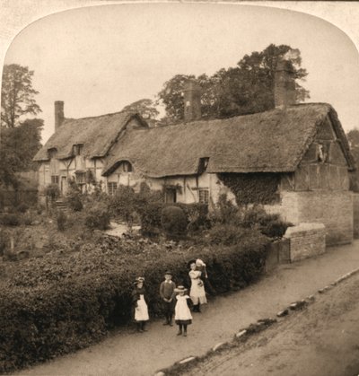 アンハザウェイズコテージ、ショットテリー、イギリス、1896年。 作： Works and Sun Sculpture Studios