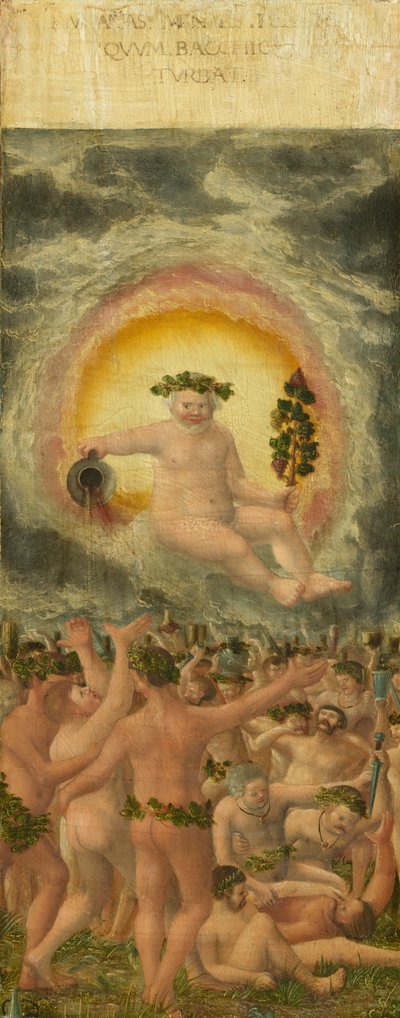 バッカスの掟[左パネル] 作： Workshop of Albrecht Altdorfer