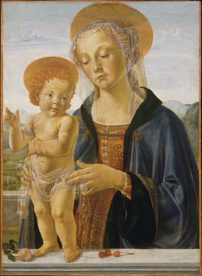 マドンナと子供 作： Workshop of Andrea Verrocchio