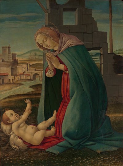 キリスト降誕、15 世紀後半。 作： Workshop of Botticelli