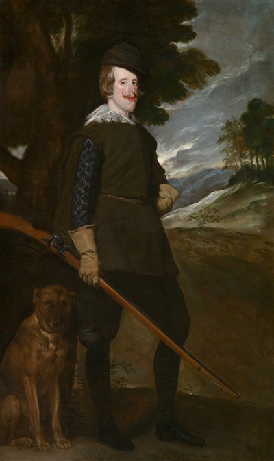 フィリップ4世の肖像、1632年頃。 作： Workshop of Diego Velazquez