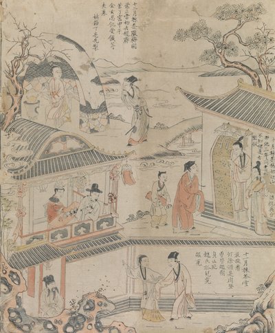 年の最後の 3 か月。 作： Workshop of Ding Liangxian.