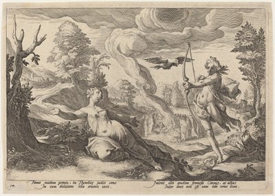 アポロキリングクラウン 作： Workshop of Hendrick Goltzius, after Hendrick Goltzius
