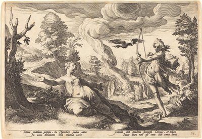 アポロキリングクラウン 作： Workshop of Hendrick Goltzius, after Hendrick Goltzius
