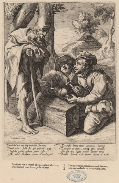 貯金をすぐに使いすぎない 作： Workshop of Hendrick Goltzius, after Karel van Mander I