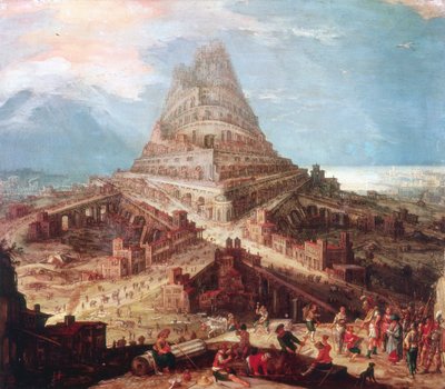 16世紀のバベルの塔の建物 作： Workshop of Hendrik van Cleve III