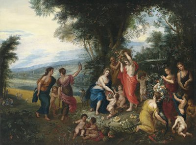 夏の寓話 作： Workshop of Jan Brueghel the Elder