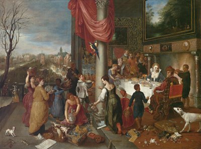 冬の寓意 作： Jan Brueghel theElderのワークショップ