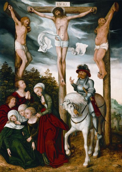 キリストの十字架刑 作： workshop of Lucas Cranach the Elder