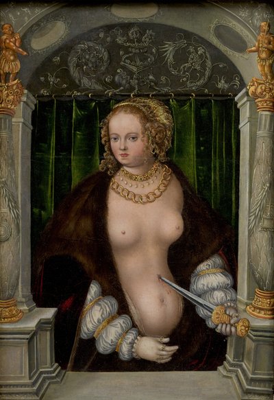 ルクレティアの自殺 作： workshop of Lucas Cranach the Elder