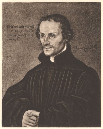フィリップ・メランヒトン（1497-1560） 作： ルーカス・クラナッハ・ザ・エルダーのワークショップ