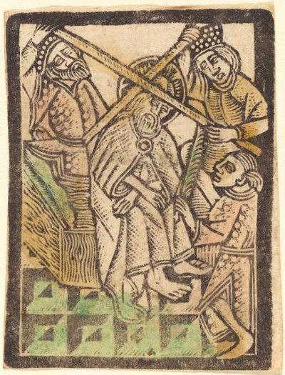 いばらの冠をかぶったキリスト 作： Workshop of Master of the Aachen Madonna