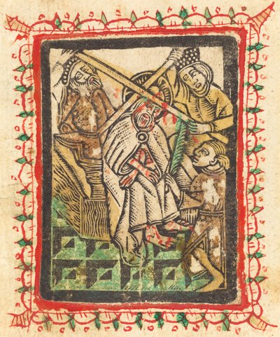いばらの冠をかぶったキリスト 作： Workshop of Master of the Aachen Madonna