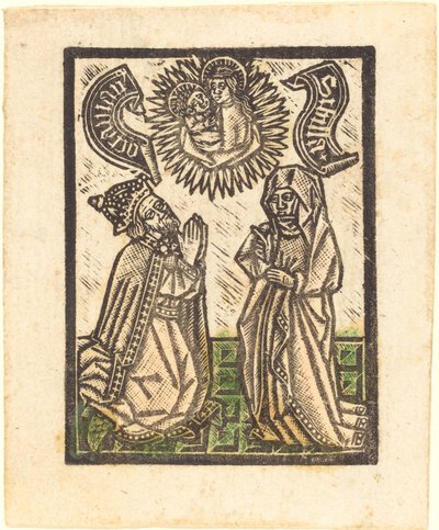 オクタウィアヌス帝とシビュラ 作： Workshop of Master of the Aachen Madonna