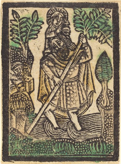 聖クリストファー 作： Workshop of Master of the Aachen Madonna