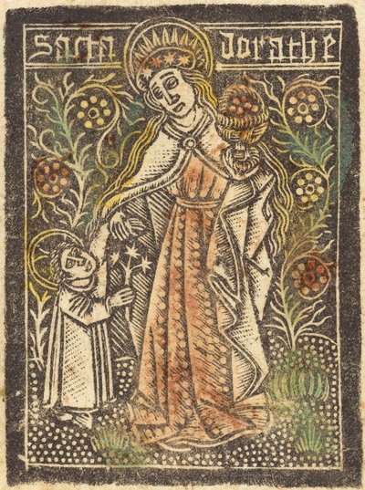 聖ドロシー 作： Workshop of Master of the Aachen Madonna