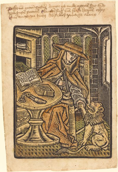 聖ジェローム 作： Workshop of Master of the Aachen Madonna