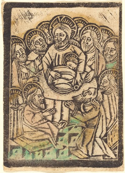 最後の晩餐 作： Workshop of Master of the Aachen Madonna