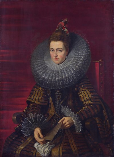 オランダのイザベラクララユージニア摂政の肖像 作： Workshop of Peter Paul Rubens