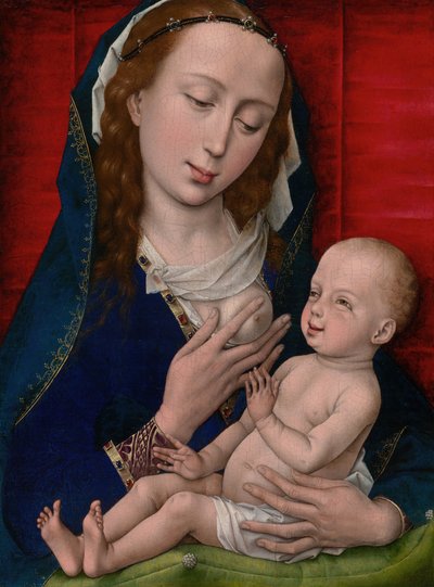 聖母子像、146065 作： Workshop of Rogier van der Weyden