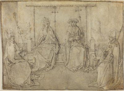教会の4人のラテン教父 作： Workshop of Valentijn van Orley