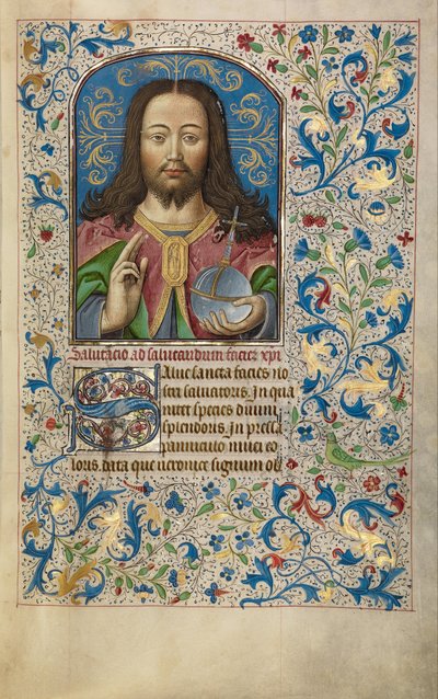 世界の救い主 作： Workshop of Willem Vrelant