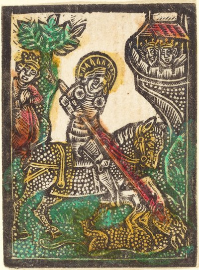 Saint George, 14701480です。 作： Workshop of the Master of the