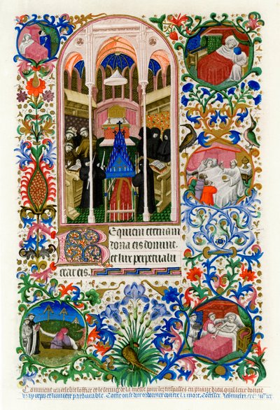 死者の時間、1414-1423。 作： Workshop of the Master of the