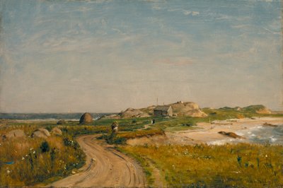 ロードアイランド州セコネット・ポイント、1880年頃。 作： Worthington Whittredge