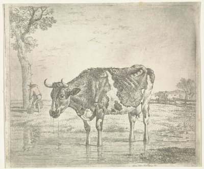 牛を飲む 作： Wouter Johannes van Troostwijk
