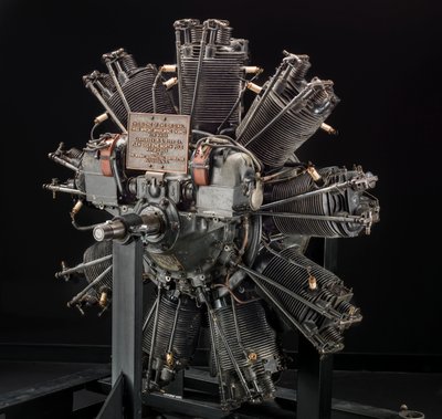 ライト・ワールウィンドJ-4B、バード北極点飛行、ラジアル9エンジン、1926年頃。 作： Wright Aeronautical
