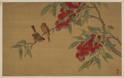 鳥と果物 作： Wu Zhang