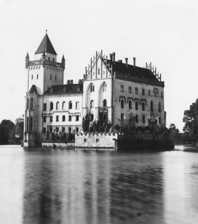 アニフ城、オーストリア、ザルツブルク、c1900年代。 作： Wurthle and Sons