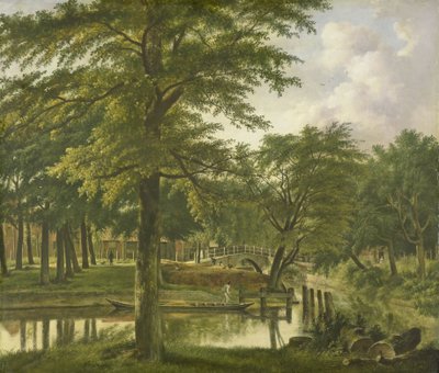 Bolwerk、Haarlem 近くの Nieuwe Gracht のビュー 作： Wybrand Hendriks (signed by artist)