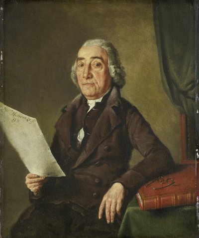 Jacob de Vos Sr. (1735-1833)、アムステルダム アート コレクター 作： Wybrand Hendriks