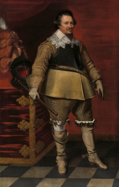 ナッソー・ディーツ伯エルンスト・カジミェシュ1世の肖像 Ernst Casimir I (1573-1632)、Nassau-Dietz 伯爵の肖像 作： Wybrand de Geest (I)