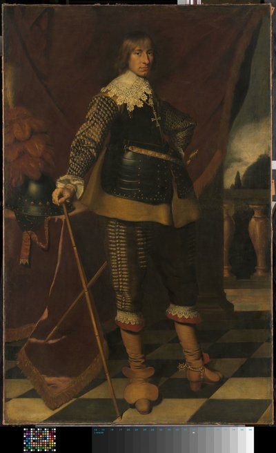 ヘンリー カジミール 1 世 (1612-40)、ナッソー ディーツ伯の肖像 作： Wybrand de Geest (I)