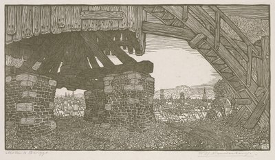 ブルージュの製粉所 作： Wynand Otto Jan Nieuwenkamp