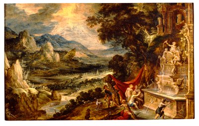 Landscape with Diana and Actaeon (oil on panel)   1440266   ja       japanese Successfully Translated  Original: Detail of the Triptych of Willem Moreel Translat: Detail of the Triptych of Willem Moreel 1439909 ja japanese Successfully Translated Original: 作： Xavier Mellery