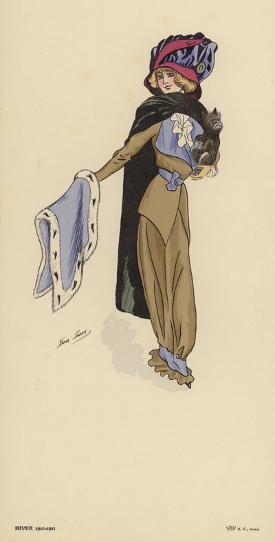 1910-1911冬のファッション 作： Xavier Sager