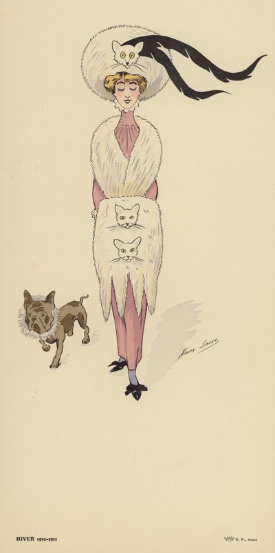 1910-1911冬のファッション 作： Xavier Sager