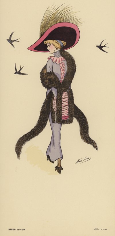 1910-1911冬のファッション 作： Xavier Sager