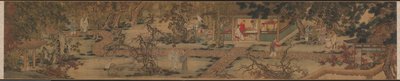 香りの山の九人の長老、1426-1452年。 作： Xie Huan