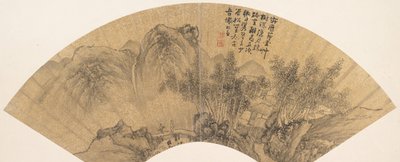 人物のいる風景。 作： Xie Shichen