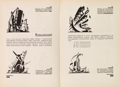 建築と機械の形態の構築、1931年。 作： Yakov Georgievich Chernikhov