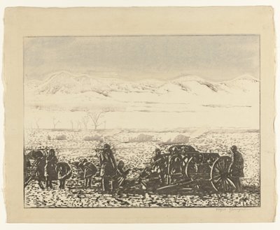 戦争風景 せんそふけい 作： Yamagishi Kazue (signed by artist)