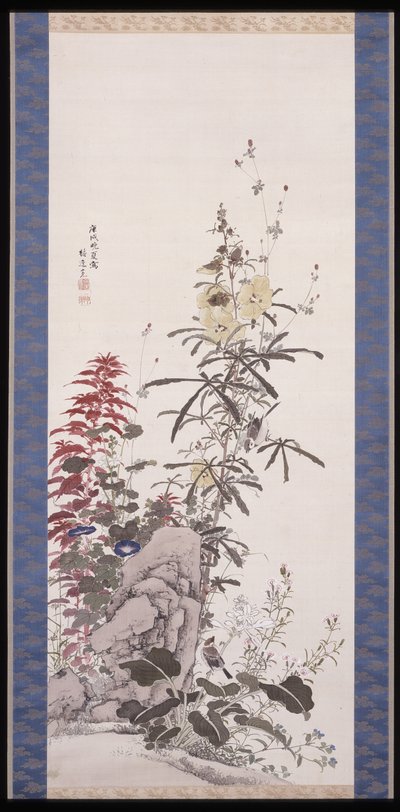 美しい花 十人の友 作： Yamamoto Baiitsu