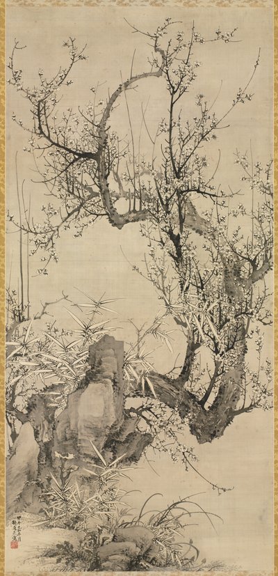 梅、竹、蘭 作： Yamamoto Baiitsu