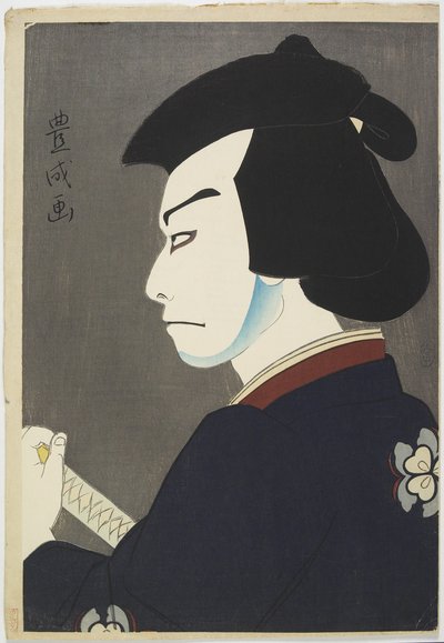 Actor Nakamura Kichiemon I as Hoshikage Doemon, 1921 (colour woodblock print) 作： Yamamura Koka